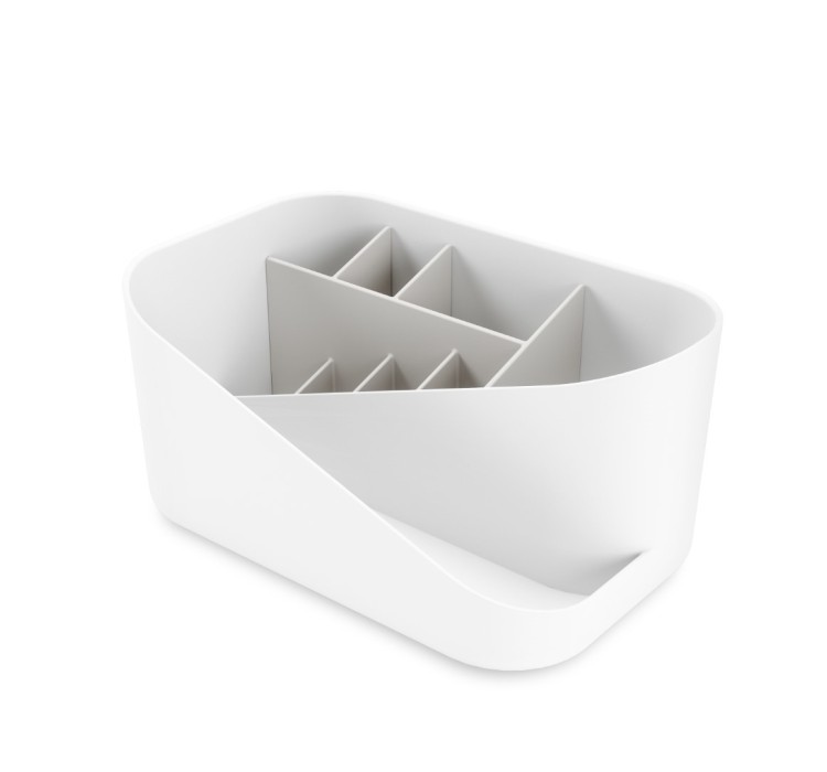 UMBRA organizer kosmetyków GLAM biało-szary