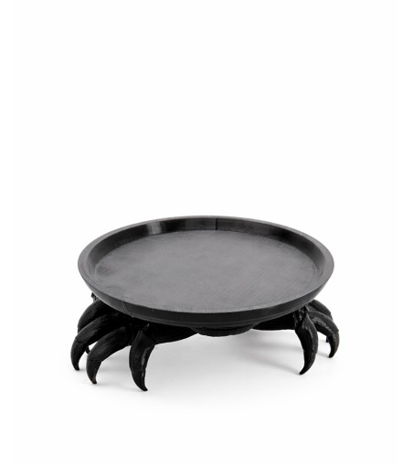 Taca dekoracyjna SHP CRAB czarna