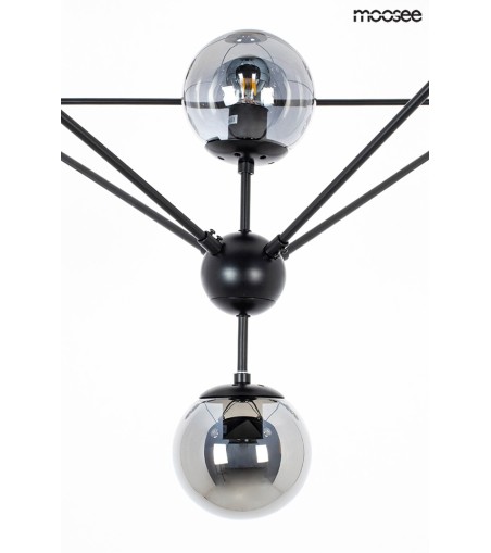 MOOSEE lampa wisząca ASTRIFERO 15 czarna