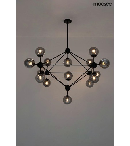 MOOSEE lampa wisząca ASTRIFERO 15 czarna