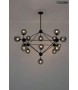 MOOSEE lampa wisząca ASTRIFERO 15 czarna