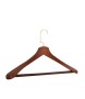 Zestaw 4 wieszaków SHP HARDI brązowy