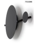 MOOSEE lampa ścienna SHADOW HANG z wieszakiem czarna