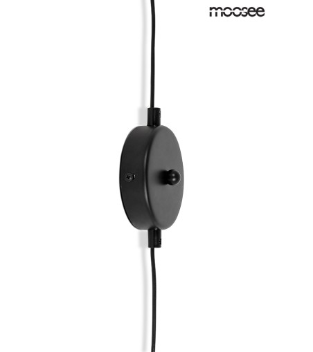 MOOSEE lampa ścienna BOWL DUO czarna
