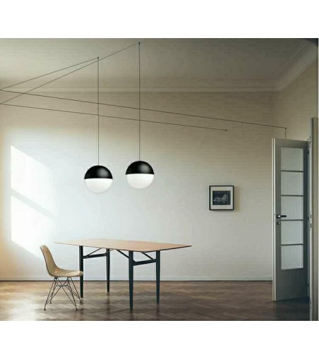 MOOSEE lampa ścienna BOWL DUO czarna