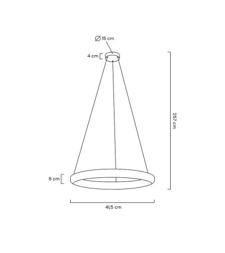 MOOSEE lampa wisząca LIBERTY 40 złota