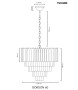 MOOSEE lampa wisząca GORDON 60 złota