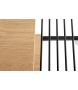 Stolik GALLER dąb - gazetnik, MDF, metal