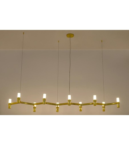 MOOSEE lampa wisząca ATOMIC LONG złota