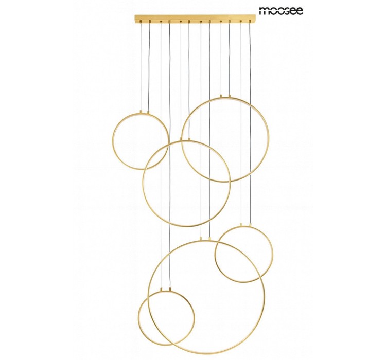 MOOSEE lampa wisząca CIRCULO SIX złota