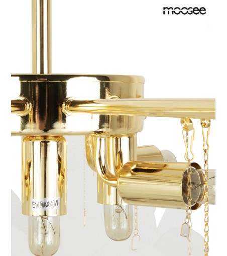 MOOSEE lampa wisząca SUONO 80 złota