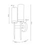 MOOSEE lampa ścienna TORCH TWIN złota