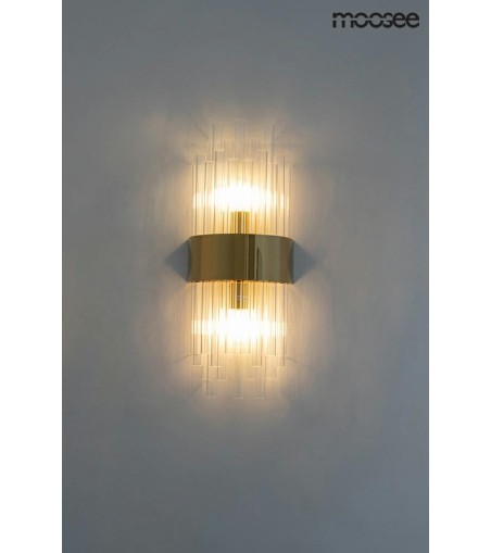 MOOSEE lampa ścienna PORTOFINO złota