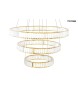 MOOSEE lampa wisząca LIBERTY TRIPLES złota