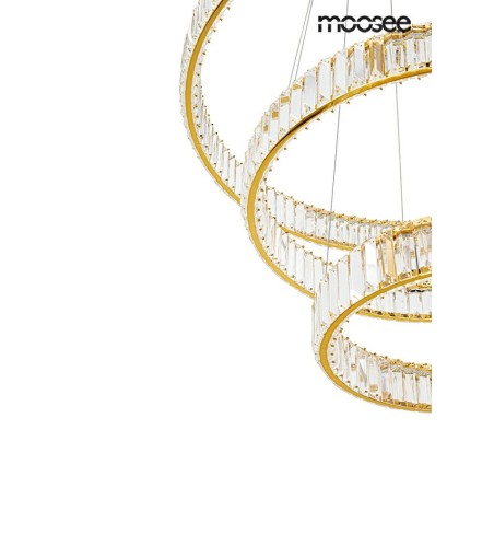 MOOSEE lampa wisząca LIBERTY TRIPLES złota