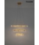 MOOSEE lampa wisząca LIBERTY TRIPLES złota