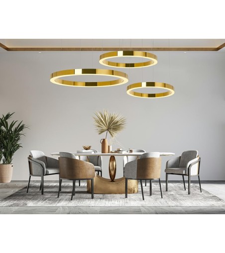 MOOSEE lampa wisząca RING LUXURY 50  złota