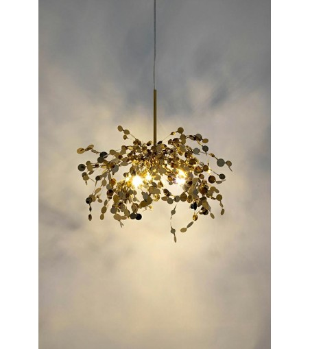MOOSEE lampa wisząca MONETE SINGLE złota