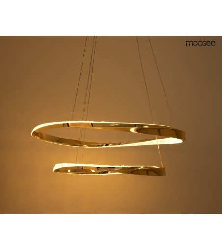 MOOSEE lampa wisząca ANILLO 2 złota