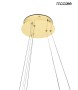 MOOSEE lampa wisząca ANILLO 2 złota