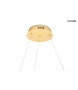 MOOSEE lampa wisząca WAVES 60 złota