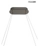 MOOSEE lampa wisząca ANILLO 120 czarny    chrom