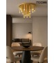 MOOSEE lampa sufitowa / plafon ORGANO 60  złota