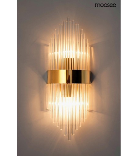 MOOSEE lampa ścienna FLORENS M złota