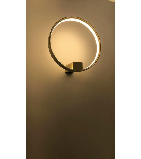 MOOSEE lampa ścienna CIRCLE WALL złota