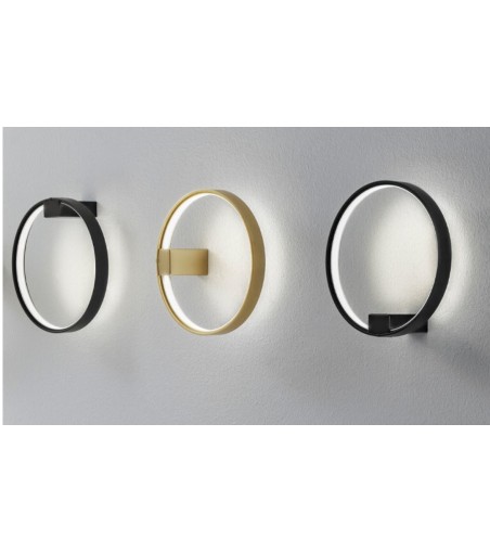 MOOSEE lampa ścienna CIRCLE WALL złota