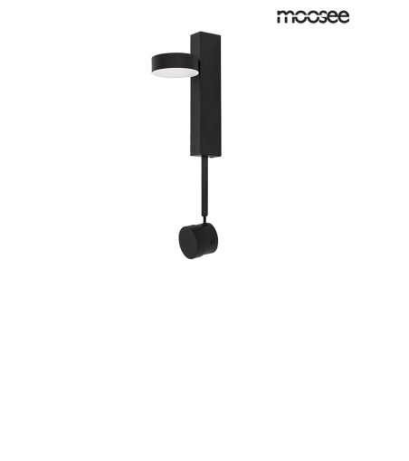 MOOSEE lampa ścienna CLARID BLACK czarna