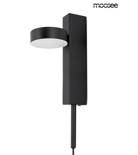 MOOSEE lampa ścienna CLARID BLACK czarna