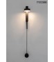 MOOSEE lampa ścienna CLARID BLACK czarna