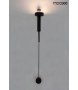 MOOSEE lampa ścienna CLARID BLACK czarna
