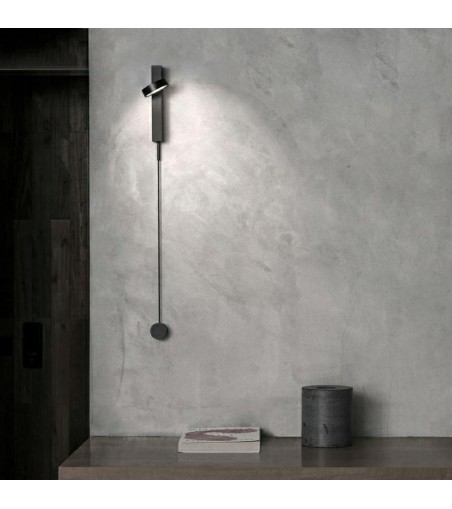 MOOSEE lampa ścienna CLARID BLACK czarna