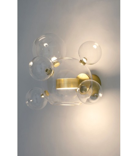 MOOSEE lampa ścienna CAPRI WALL 6 złota