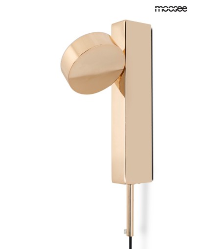 MOOSEE lampa ścienna CLARID GOLD złota