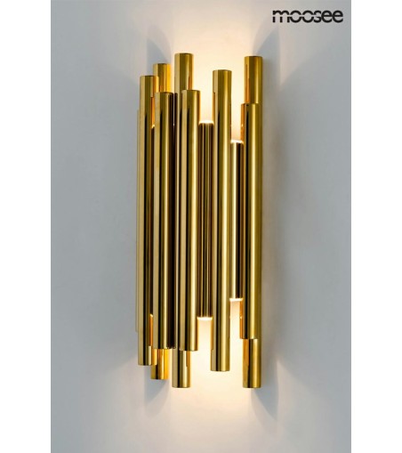MOOSEE lampa ścienna ORGANO złota