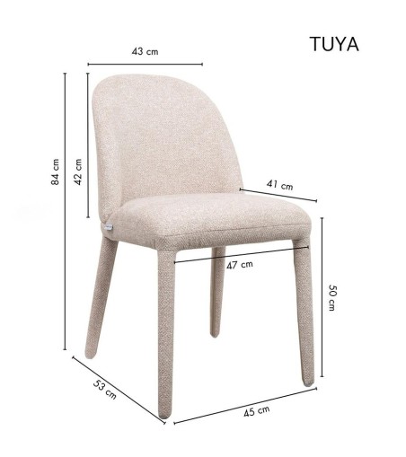 Krzesło TUYA beżowe