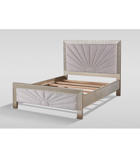 Stilig Bedroom ST900Q Łóżko tapicerowane 160cm + 2 szafki nocne ST901