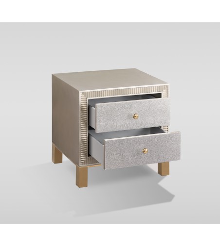Stilig Bedroom ST900Q Łóżko tapicerowane 160cm + 2 szafki nocne ST901