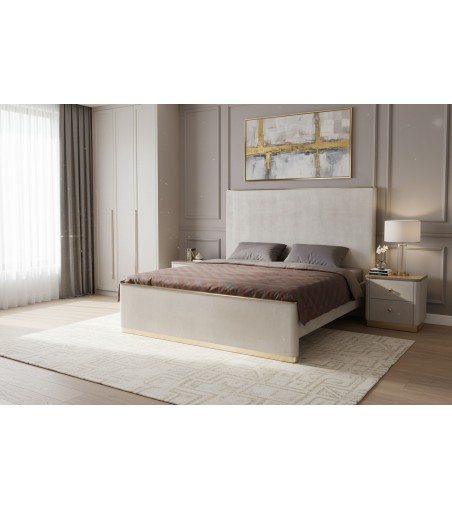 Stilig Bedroom ST890K Łóżko tapicerowane 180cm + 2 szafki nocne ST891