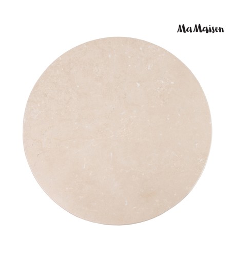 MaMaison stolik RONDA 50 drewno mango /   marmur