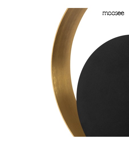MOOSEE lampa ścienna BAND złota / czarna
