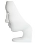 Fotel NEMO FACE CHAIR biały - włókno szklane