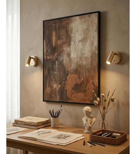 Lampa ścienna SHP PICKET złota