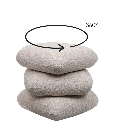 Pufa STONES beżowa