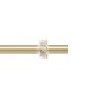 UMBRA karnisz FLUTE 107-305 cm złoty