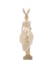 Figurka dekoracyjna SHP RABBIT beżowa /   złota
