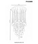 MOOSEE lampa wisząca CANNON DISC 50       złota